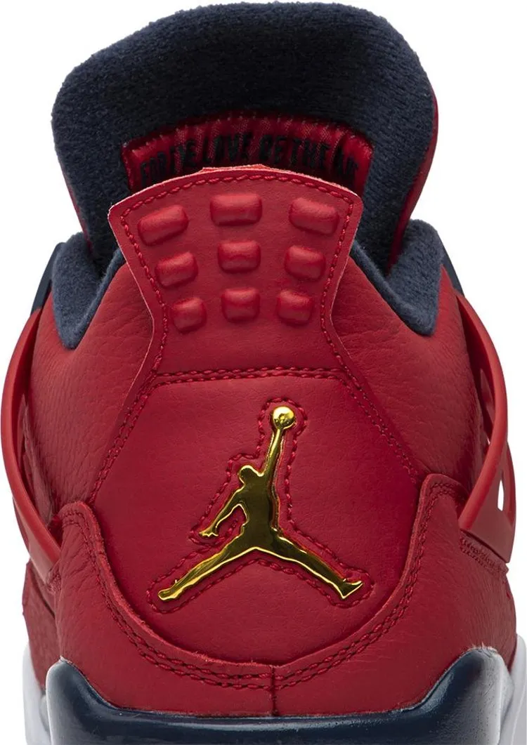 Air Jordan 4 Retro FIBA Sneakers, Red