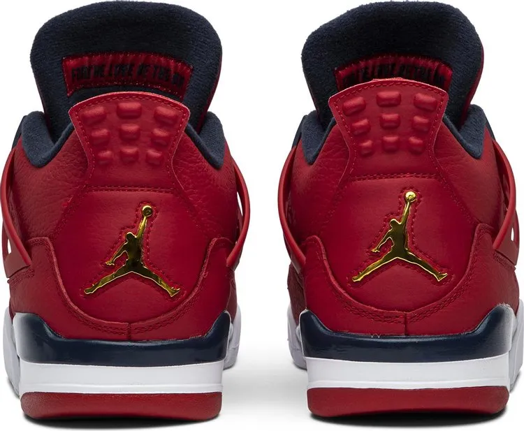 Air Jordan 4 Retro FIBA Sneakers, Red