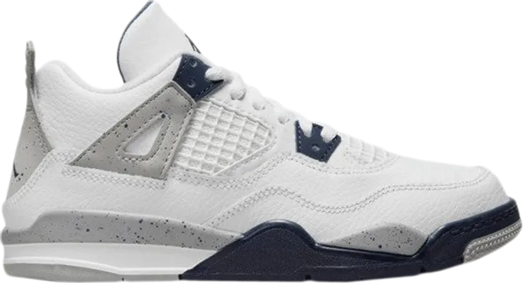 Air Jordan 4 Retro PS Midnight Navy, white