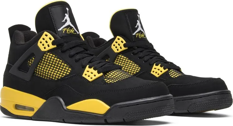 Air Jordan 4 Retro Thunder 2012 sneakers, black