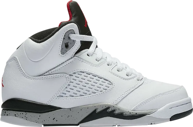 Air Jordan 5 Retro PS White Cement sneakers, white