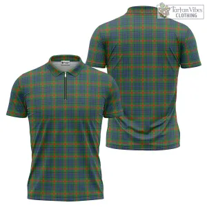 Aiton Tartan Zipper Polo Shirt