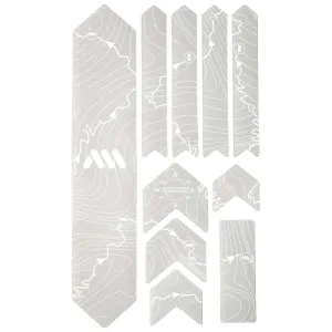 All Mountain Style Extra Honeycomb Frame Guard Tracks White