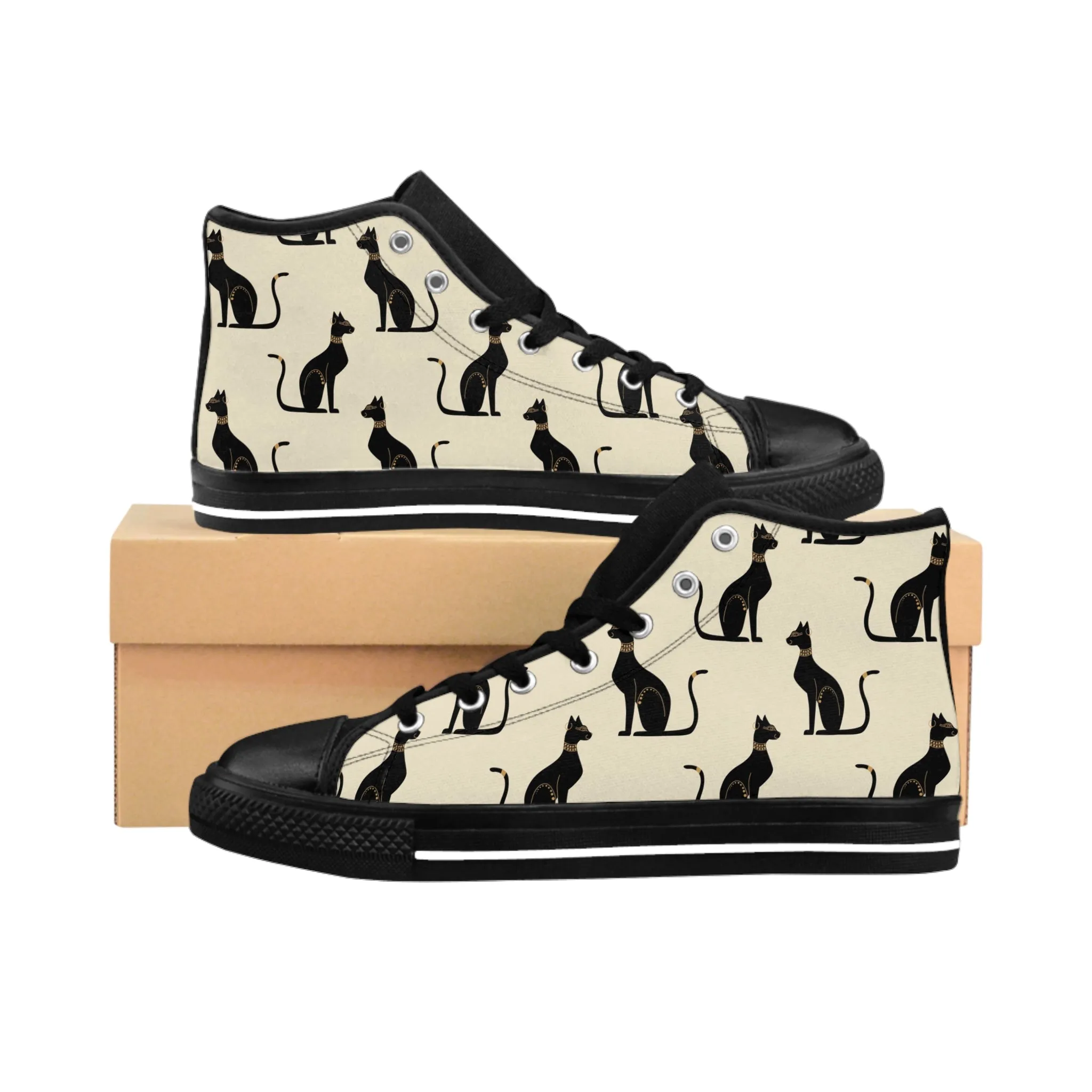 Ancient Egypt Cat Women's Classic Sneakers