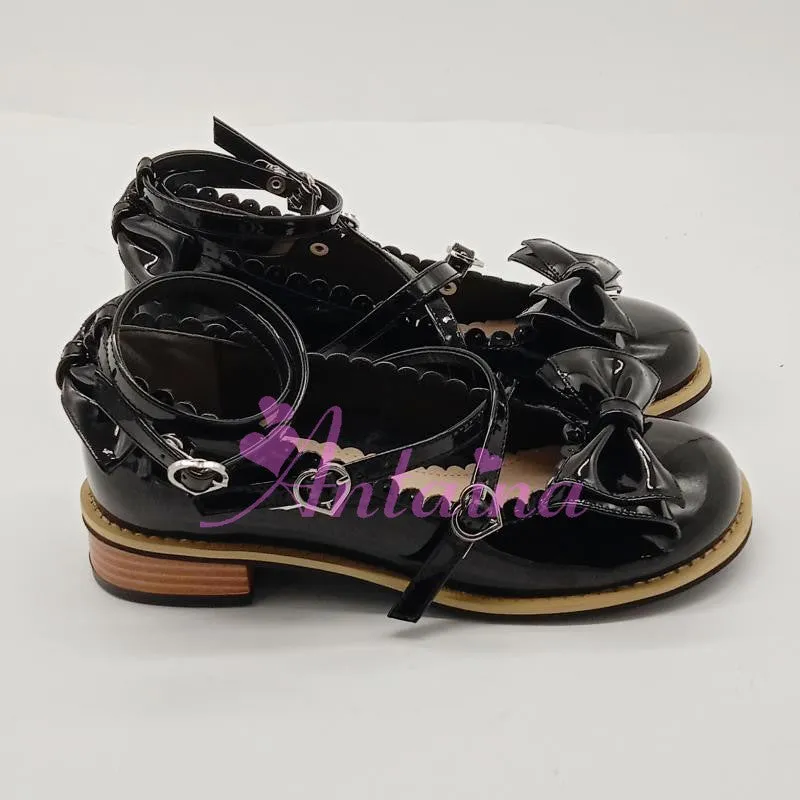 Antaina~Sweet Lolita Shoes Japanese Style Tea Party Lolita Shoes Size 42-45