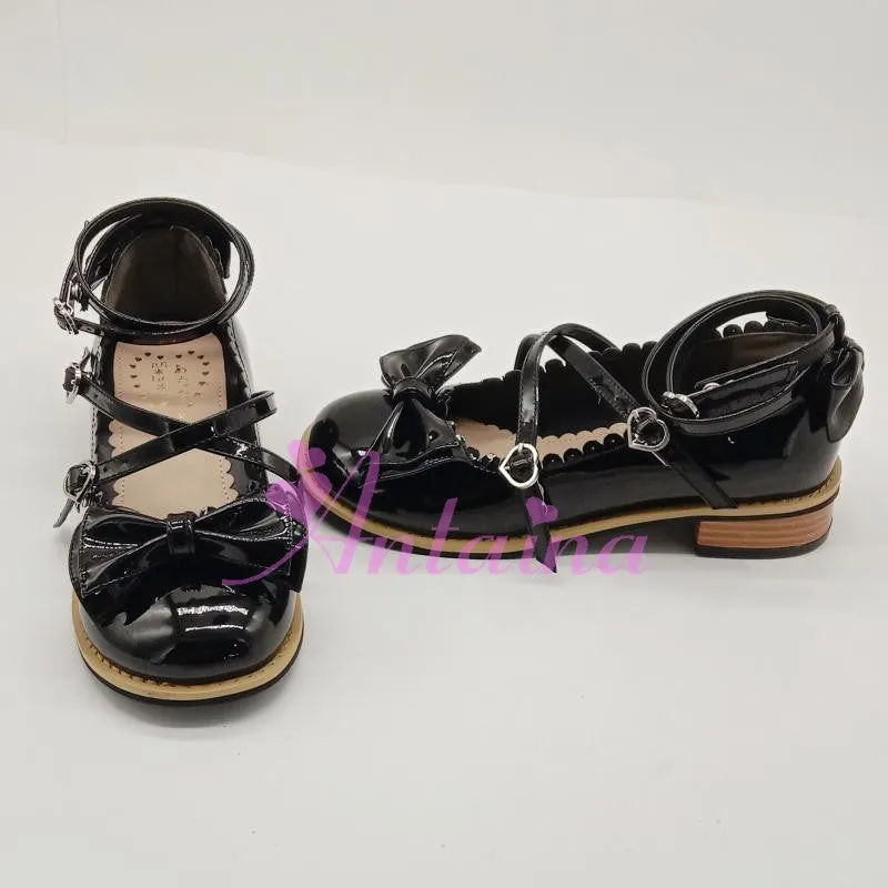 Antaina~Sweet Lolita Shoes Japanese Style Tea Party Lolita Shoes Size 42-45