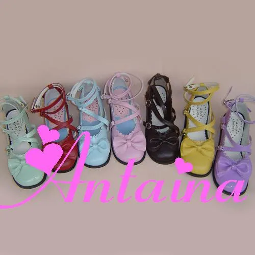 Antaina~Sweet Lolita Shoes Japanese Style Tea Party Lolita Shoes Size 42-45