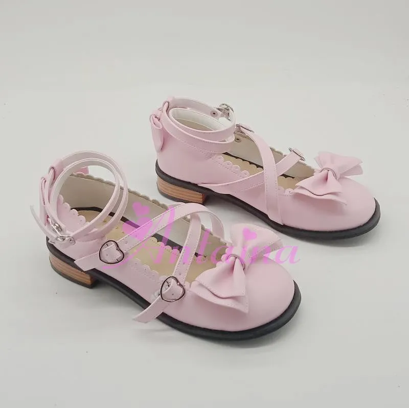 Antaina~Sweet Lolita Shoes Japanese Style Tea Party Lolita Shoes Size 42-45