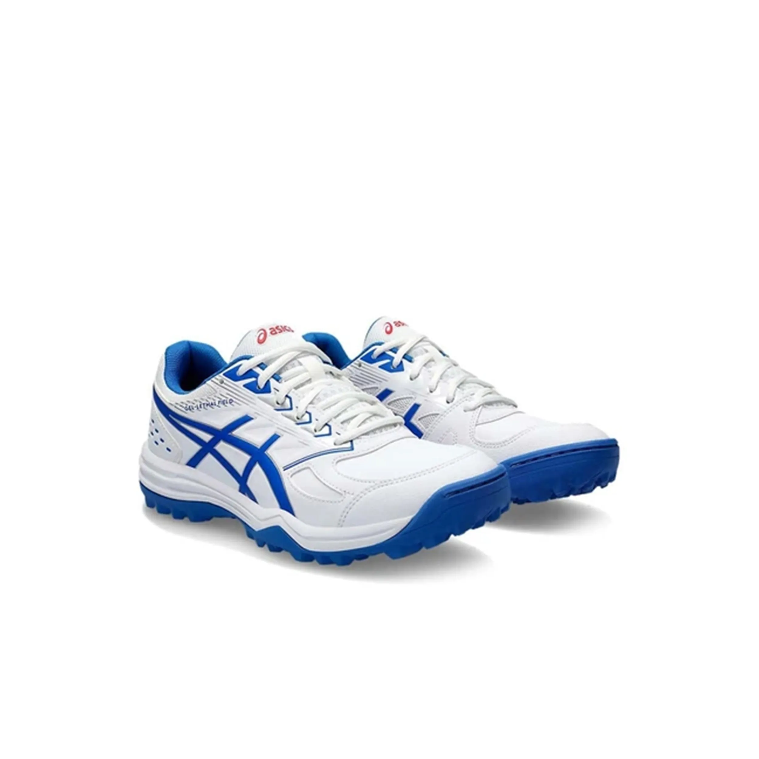 Asics Gel Lethal Field Men's Cricket Shoes (White/ Tuna Blue) - DOD