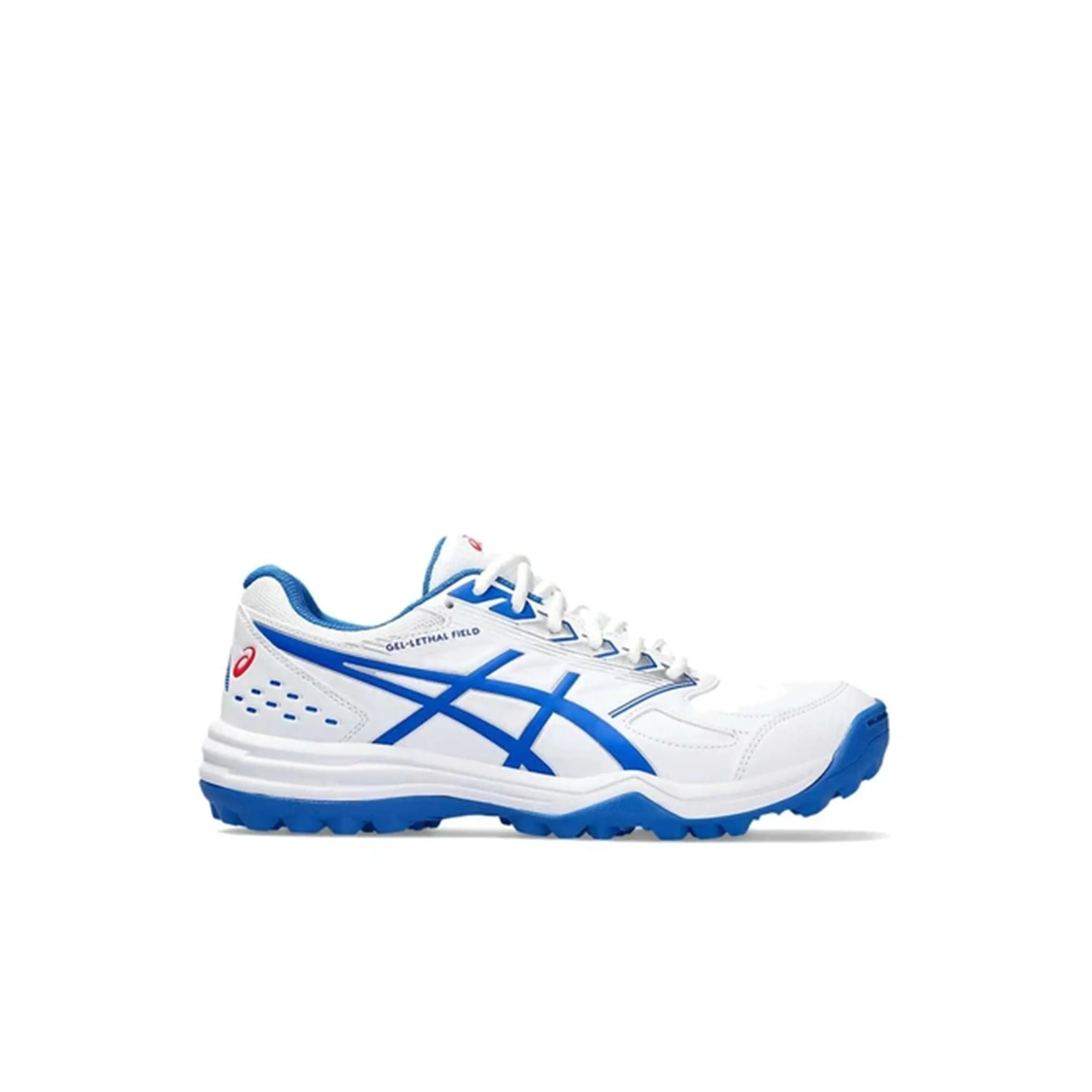 Asics Gel Lethal Field Men's Cricket Shoes (White/ Tuna Blue) - DOD