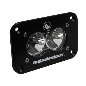 Baja Designs S2 Sport LED Light - Black Flush Mount