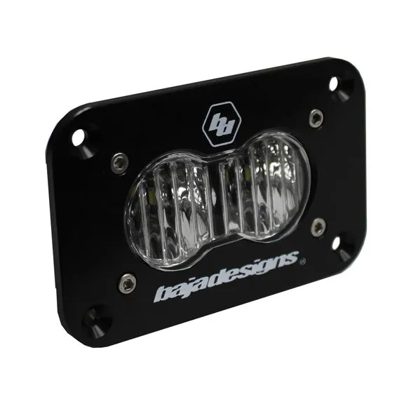 Baja Designs S2 Sport LED Light - Black Flush Mount