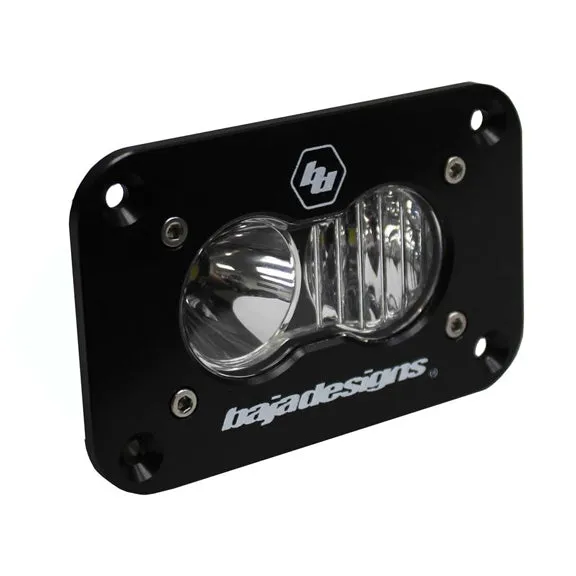 Baja Designs S2 Sport LED Light - Black Flush Mount