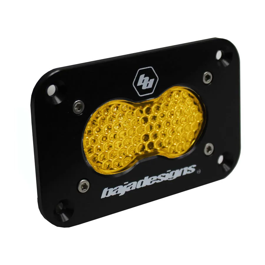 Baja Designs S2 Sport LED Light - Black Flush Mount