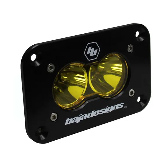 Baja Designs S2 Sport LED Light - Black Flush Mount