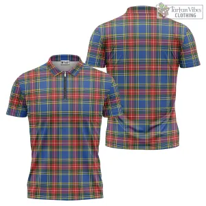 Bethune Tartan Zipper Polo Shirt