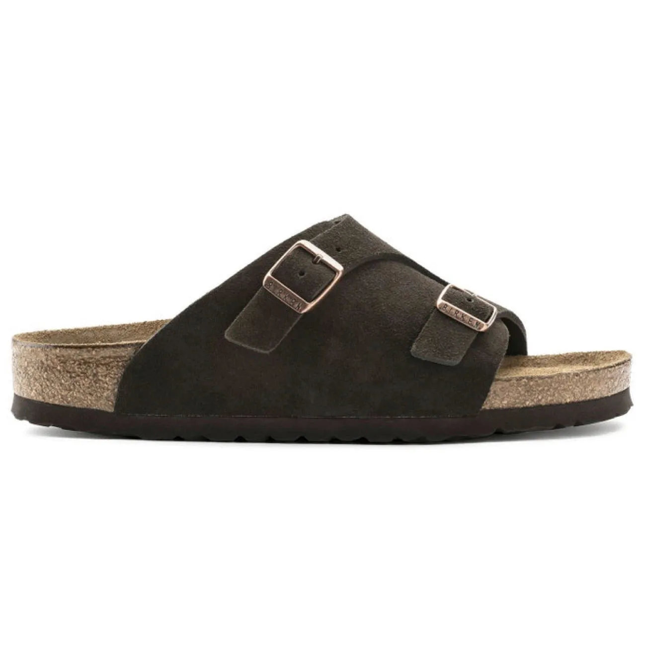 Birkenstock Classic Zurich Soft-Footbed Regular Fit Suede Mocca