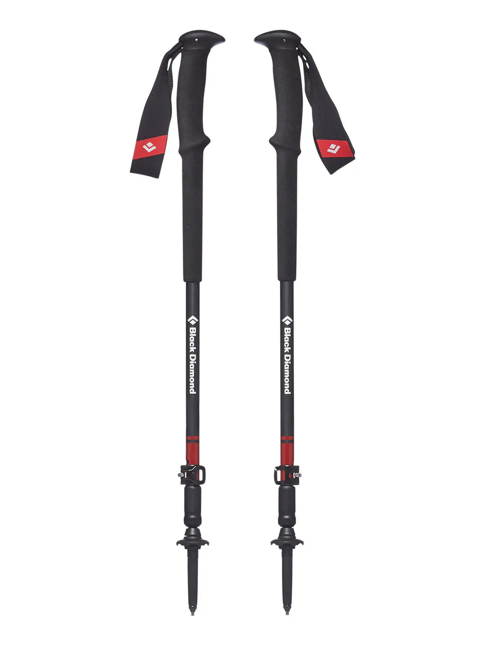 Black Diamond Trail Pro Trekking Poles Fire Red