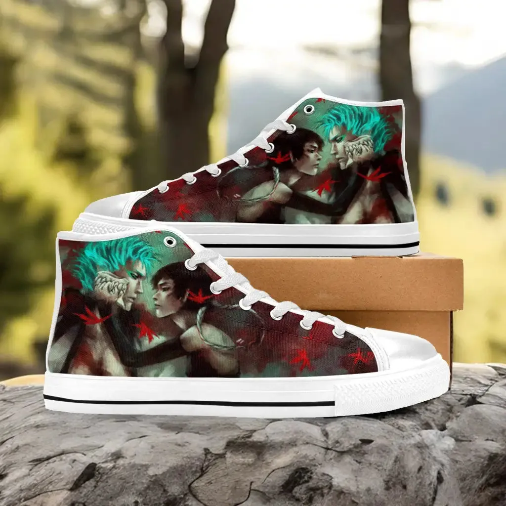 Bleach Grimmjow Jaegerjaquez Soifon Shoes High Top Sneakers for Kids and Adults