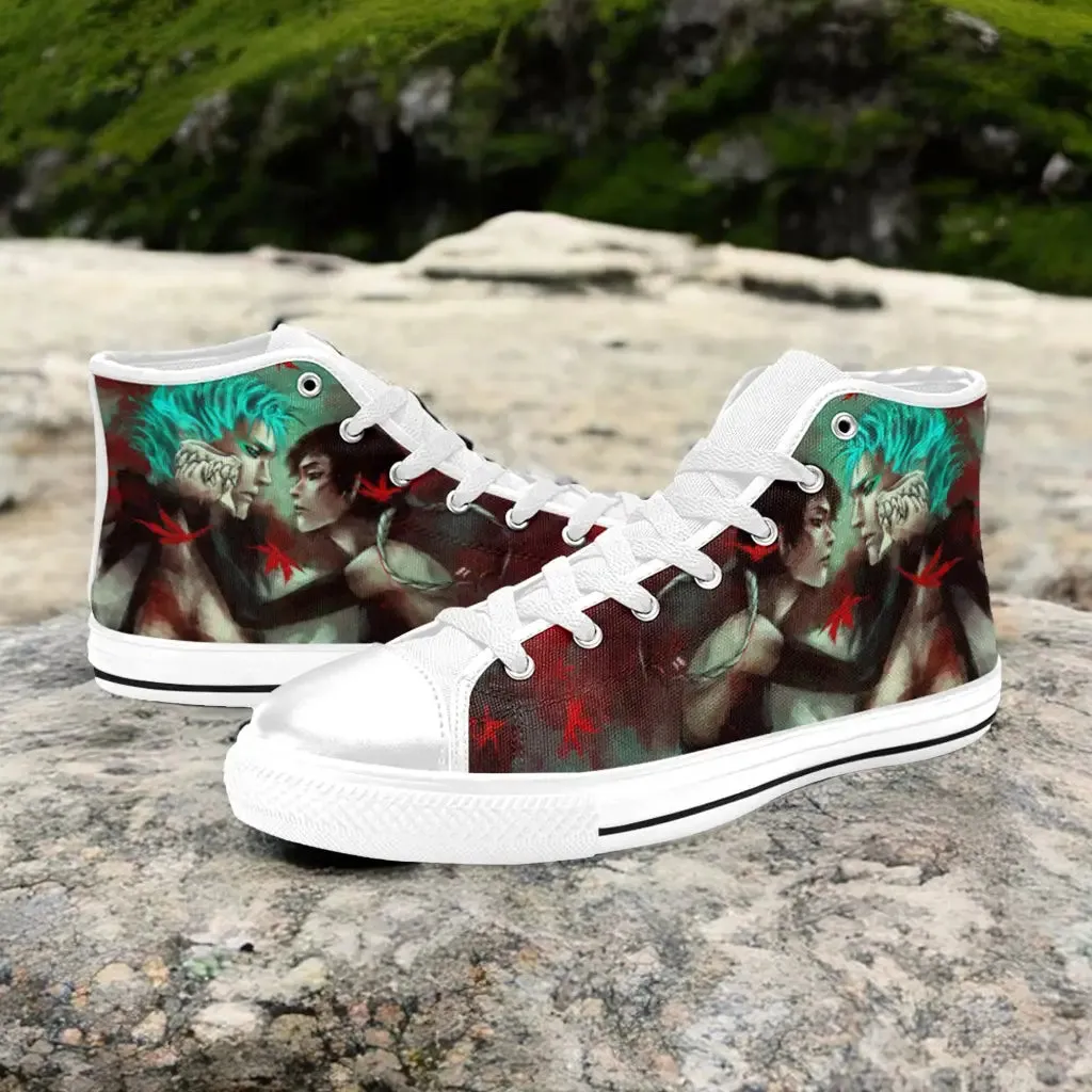 Bleach Grimmjow Jaegerjaquez Soifon Shoes High Top Sneakers for Kids and Adults