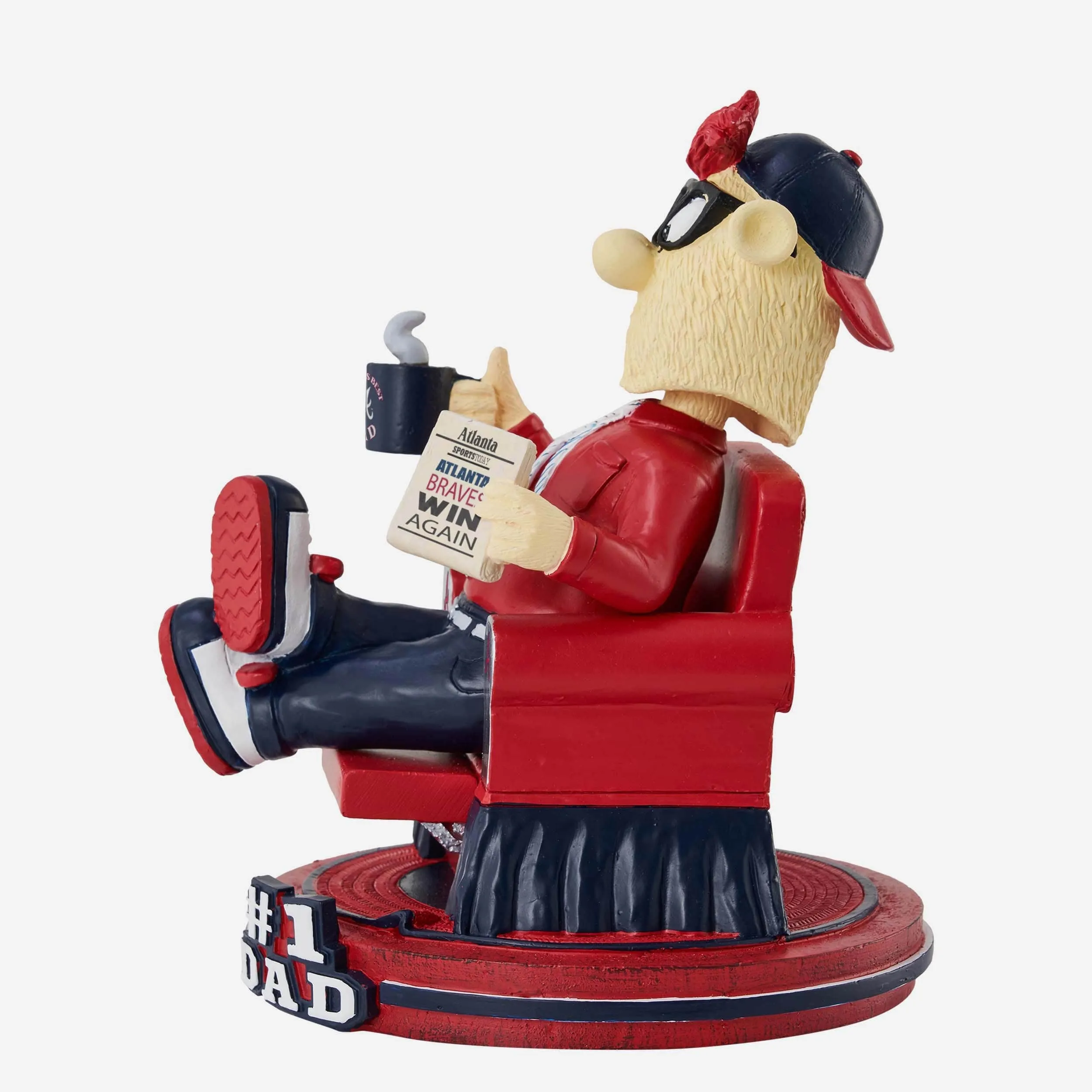 Blooper Atlanta Braves No 1 Dad Mascot Bobblehead