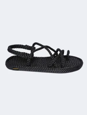 Bohonomad Ibiza Rope Women Lifestyle Sandals Black