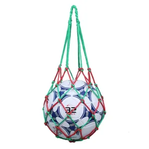 Bold Solid Mesh Ball Storage Bag(Red Green)