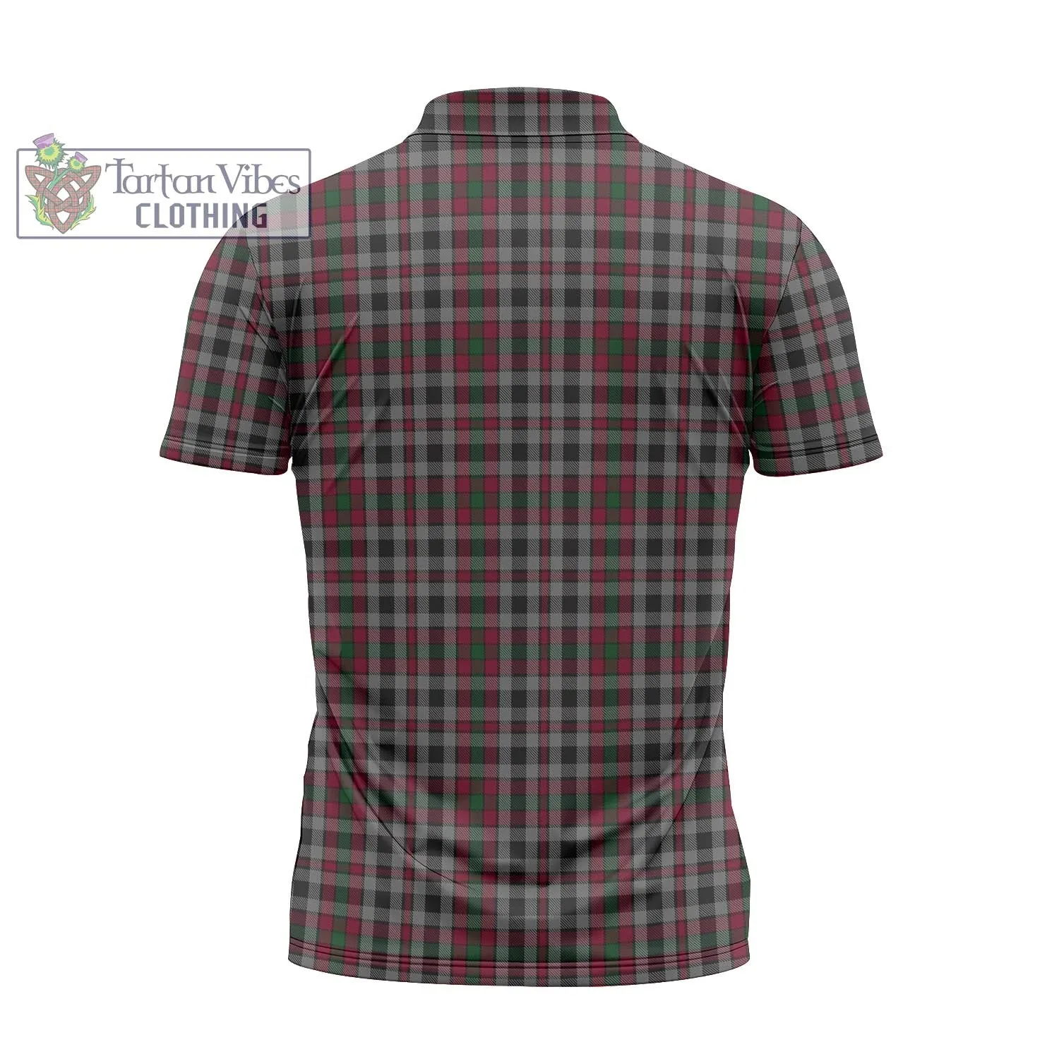 Borthwick Tartan Zipper Polo Shirt