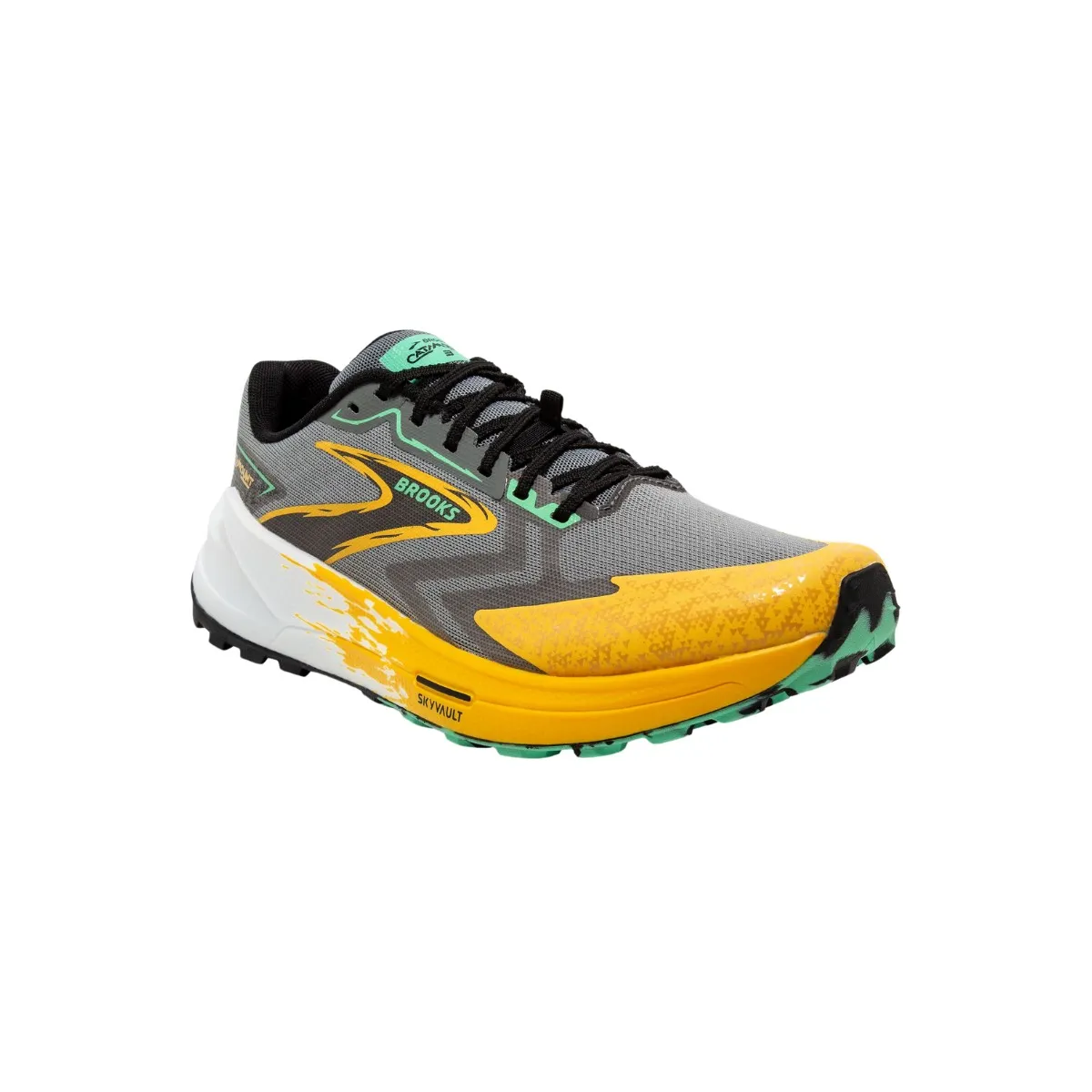 Brooks Catamount 3 Shoes Yellow Black SS24