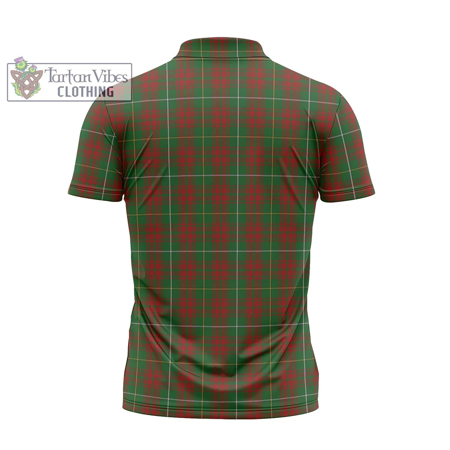 Bruce Hunting Tartan Zipper Polo Shirt