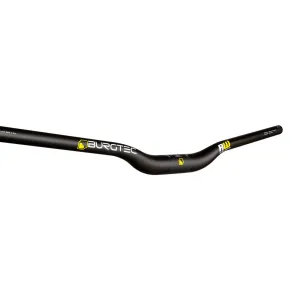 Burgtec Ride Wide Carbon Enduro Riser Bar - 35mm Diamter - 30mm Rise - 800mm Wide - Black