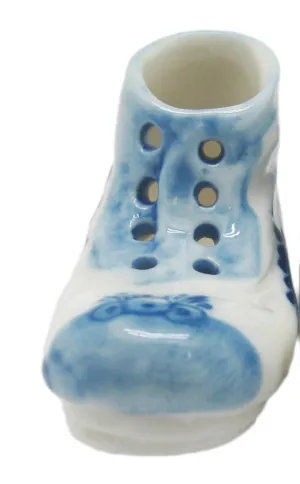 Ceramic Miniatures Delft Blue Shoe