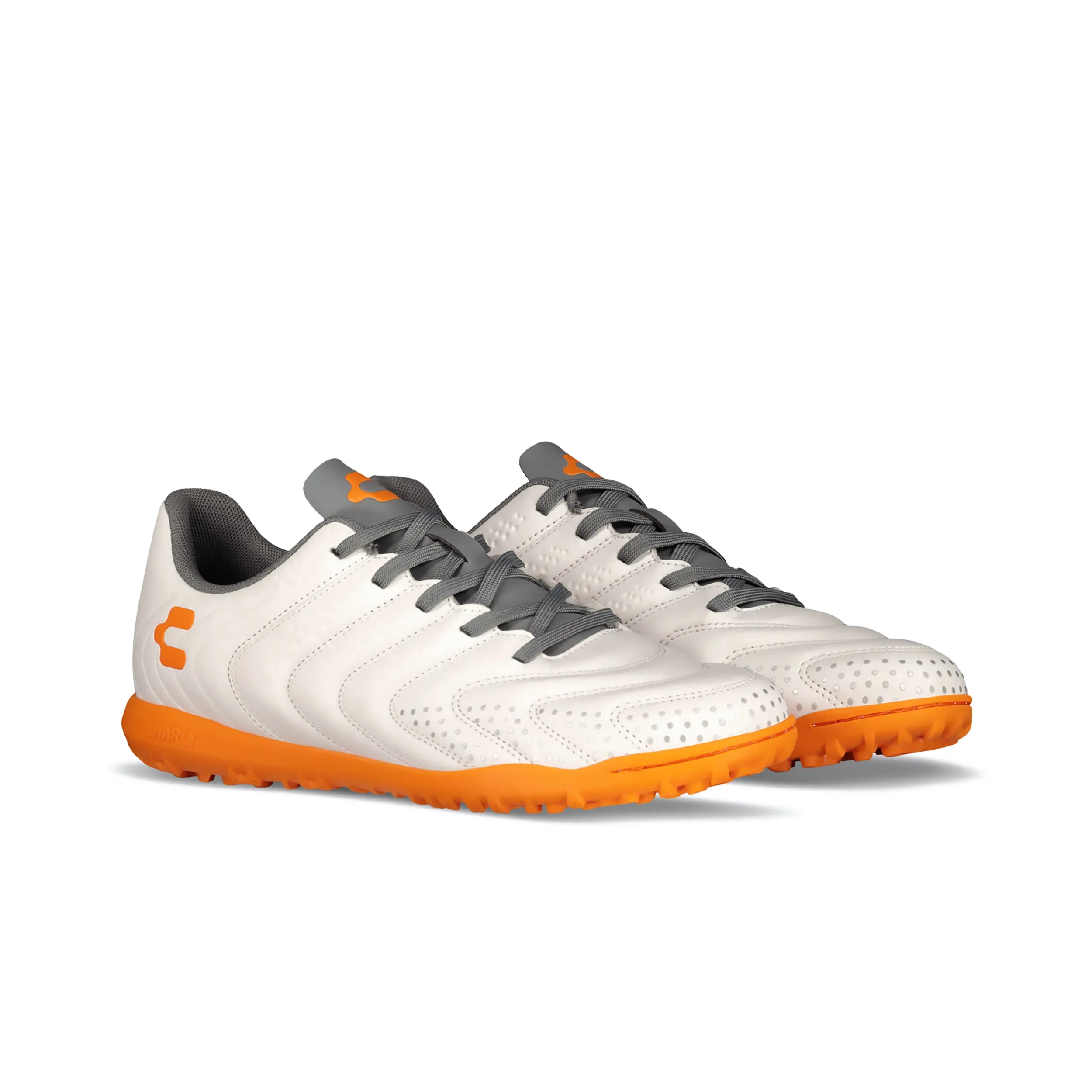 Charly Encore TF Shoes - White/Orange