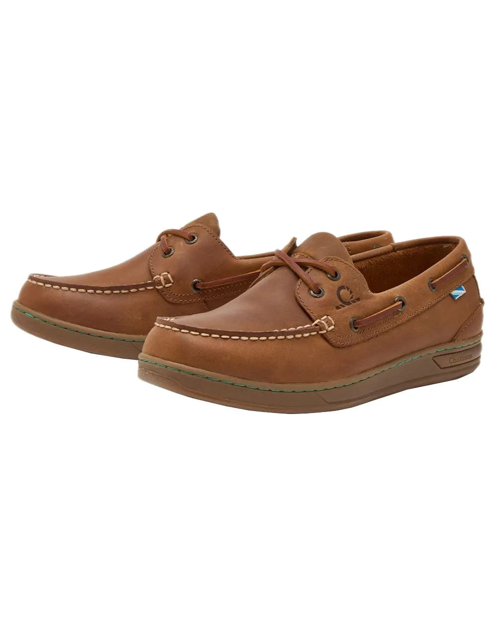 Chatham Mens Deck Buton G2 Premium Leather Boat Shoes