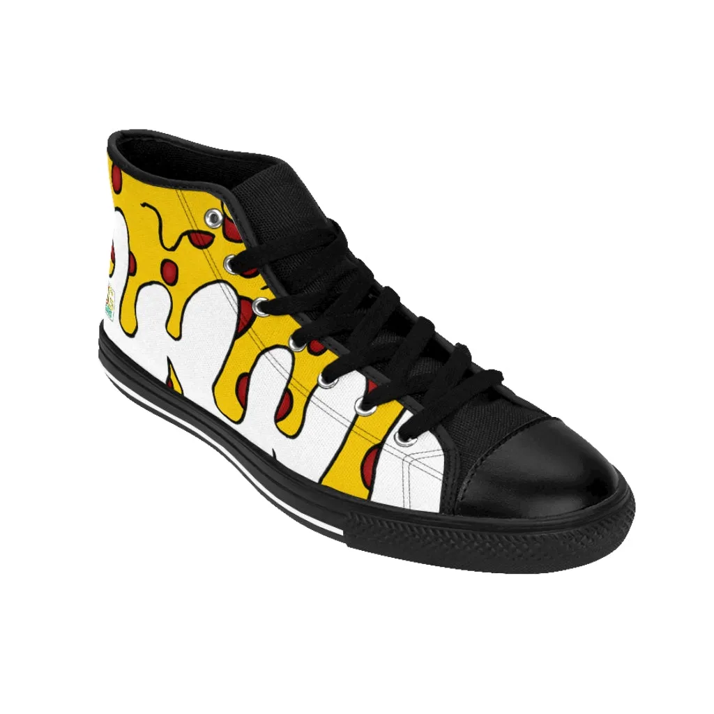 Cheesy Pizza Women's High-top Sneakers