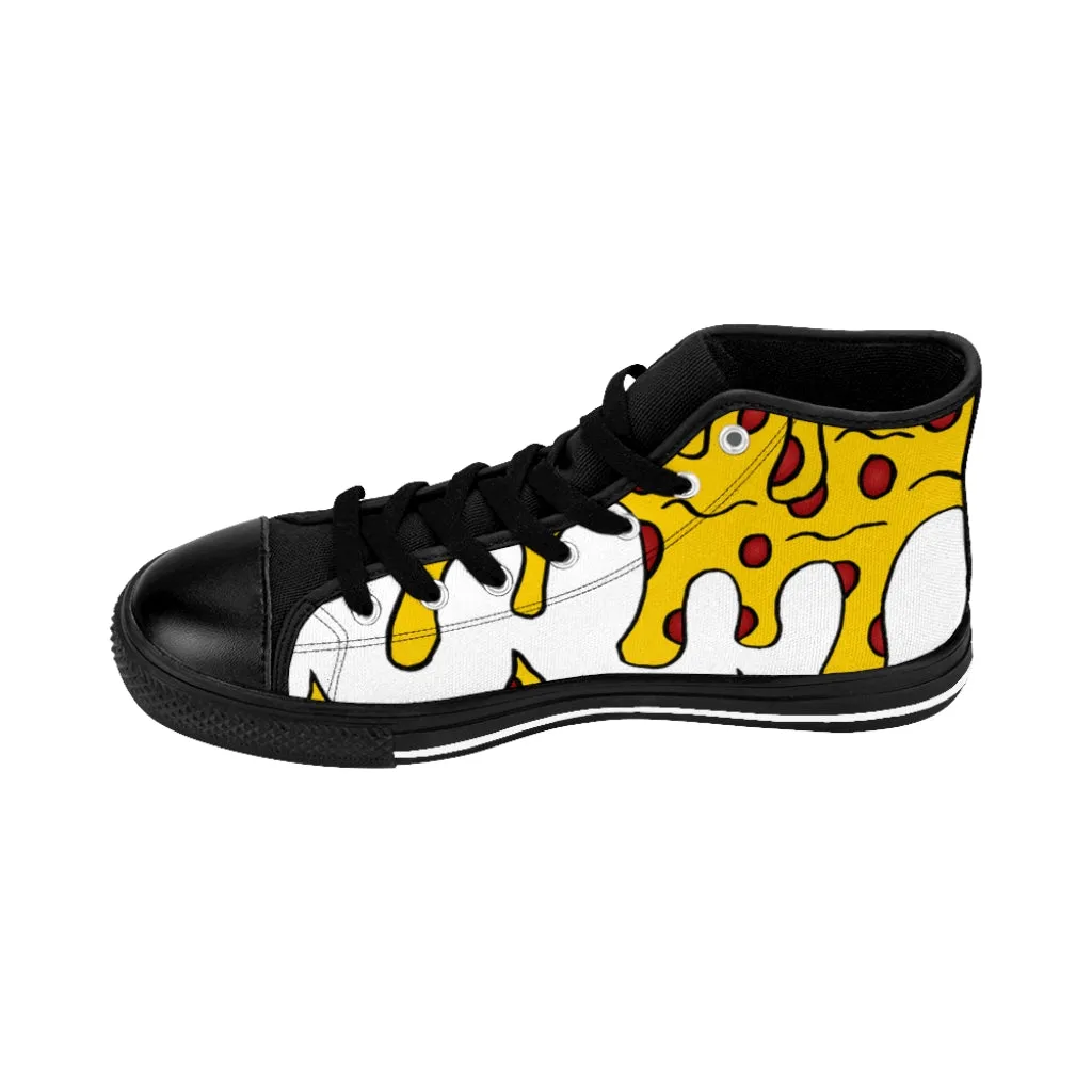 Cheesy Pizza Women's High-top Sneakers