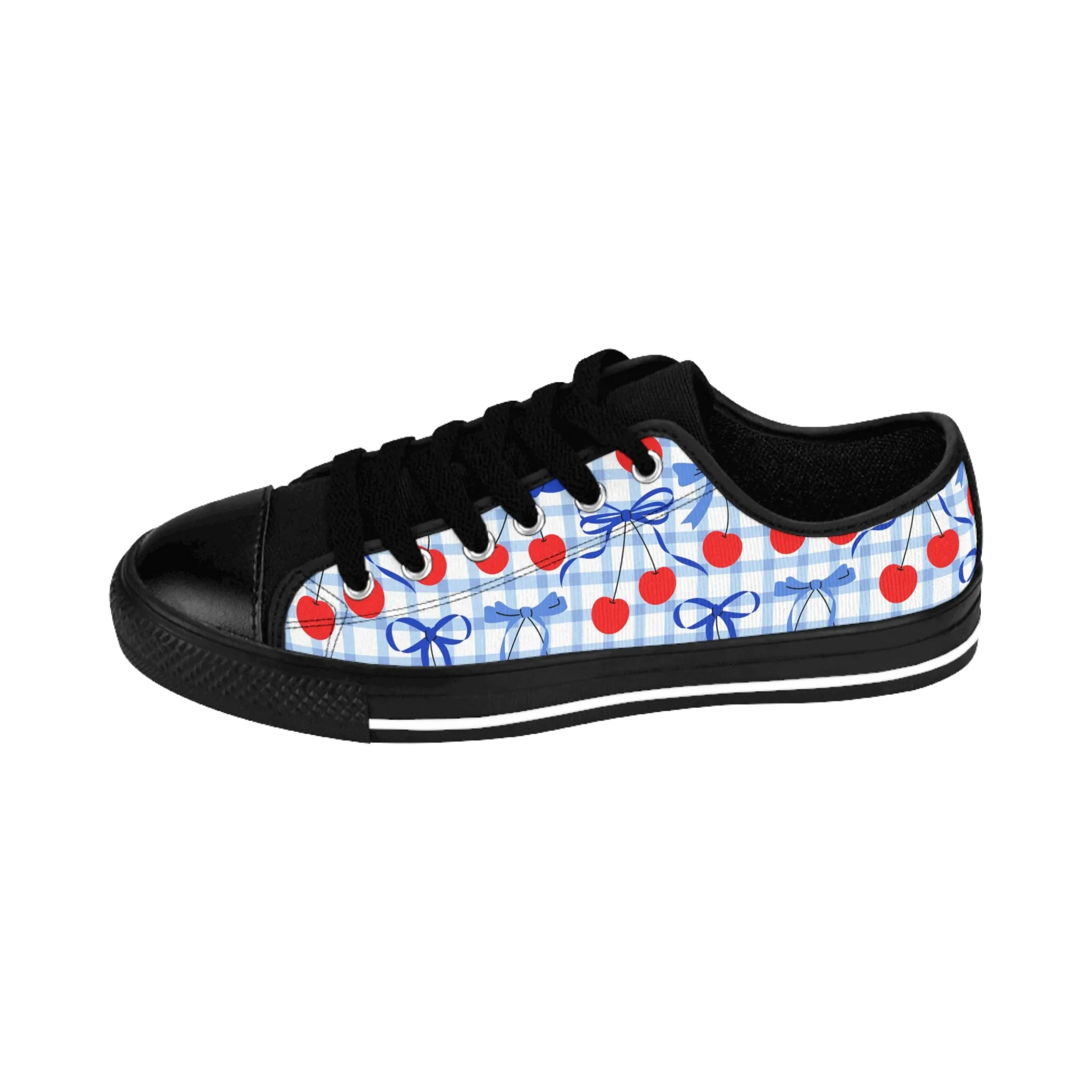 Cherry and Bows Men's Sneakers