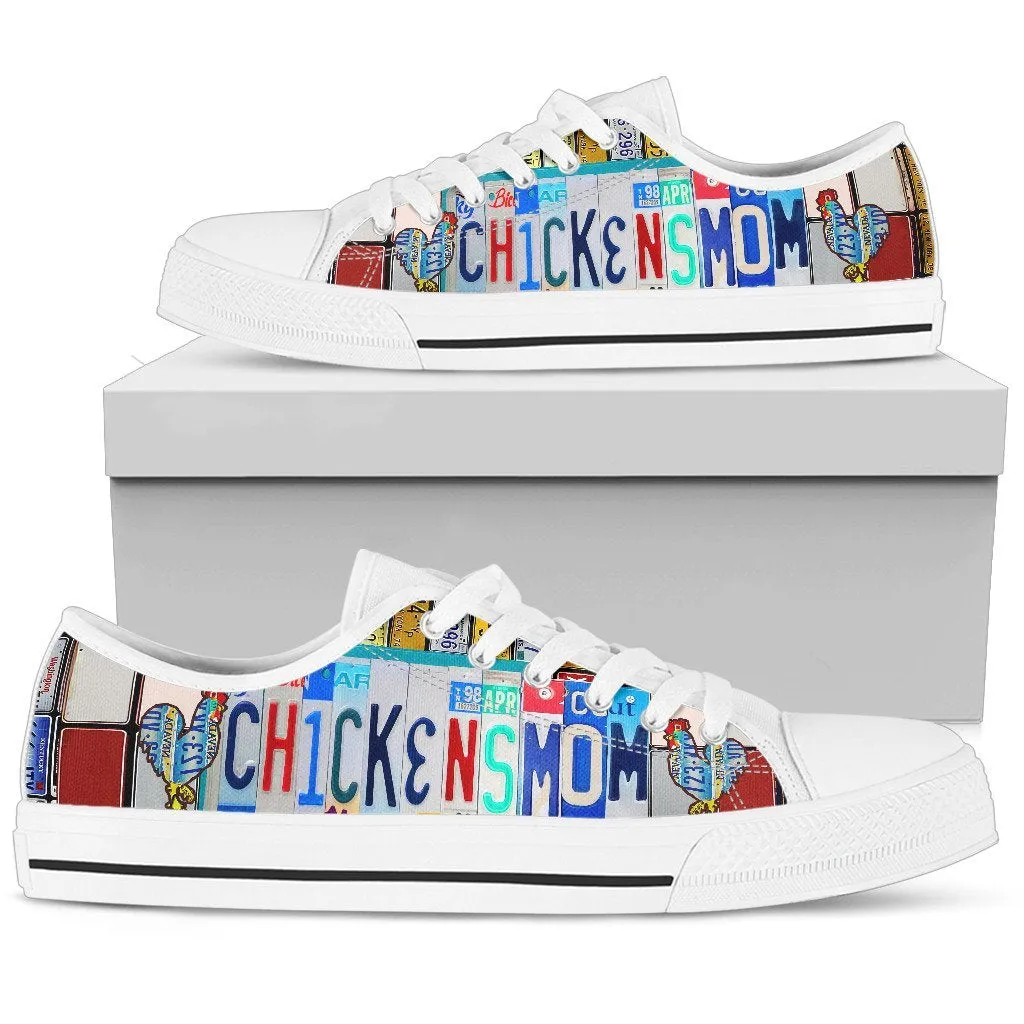 Chicken Mom Low Top Shoes