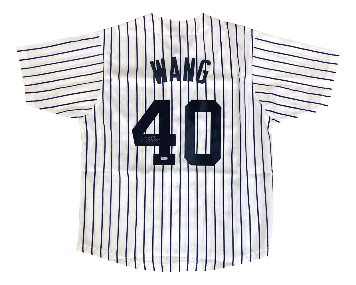 Chien Ming Wang New York Signed White Baseball Jersey Sports Integrity