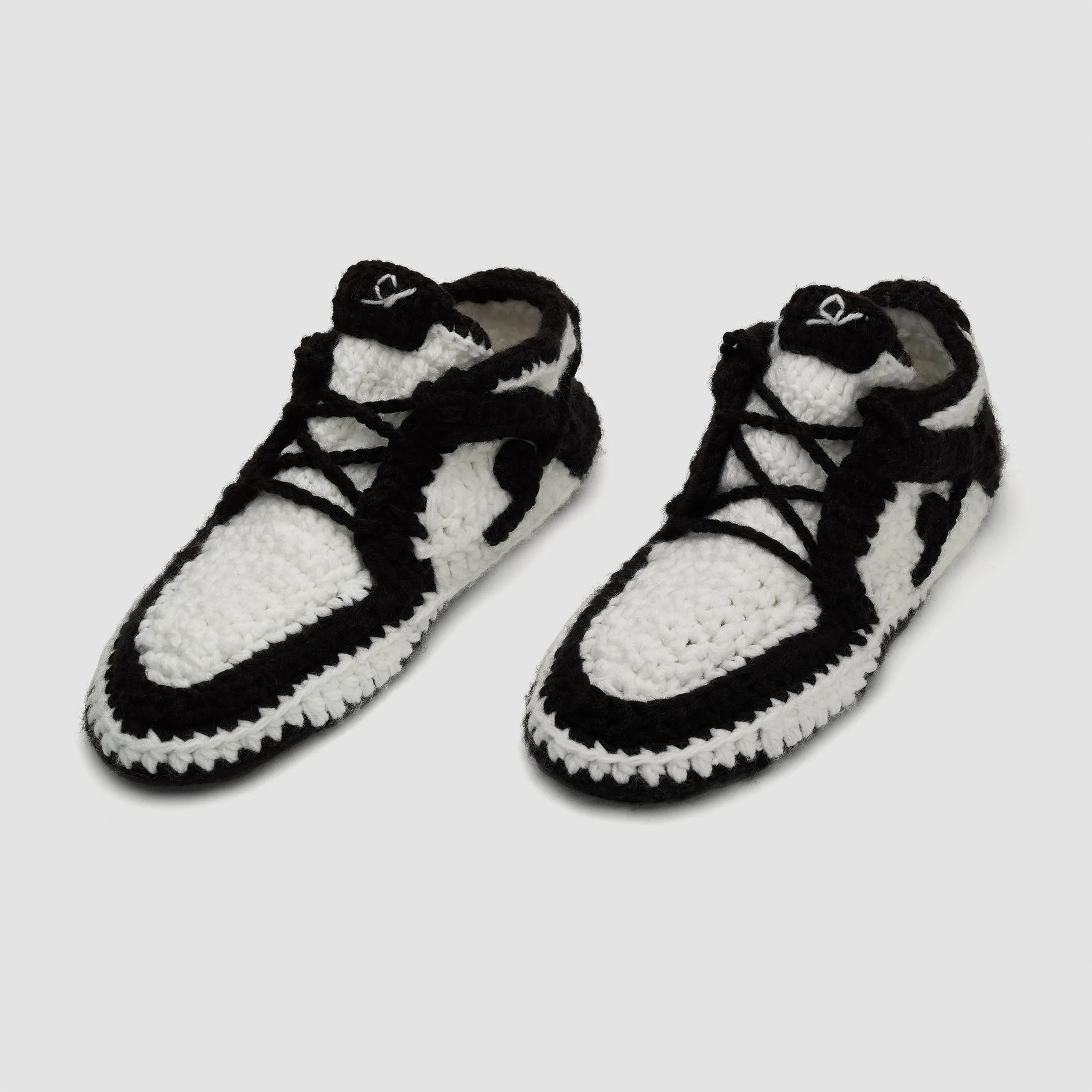 Crochet IB "Panda" Slippers (All Sizes) PRE-ORDER