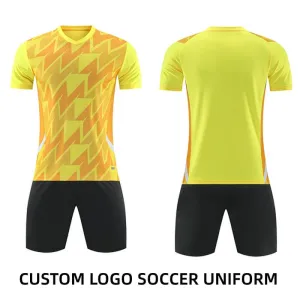 Custom Yellow Soccer Jerseys with Names