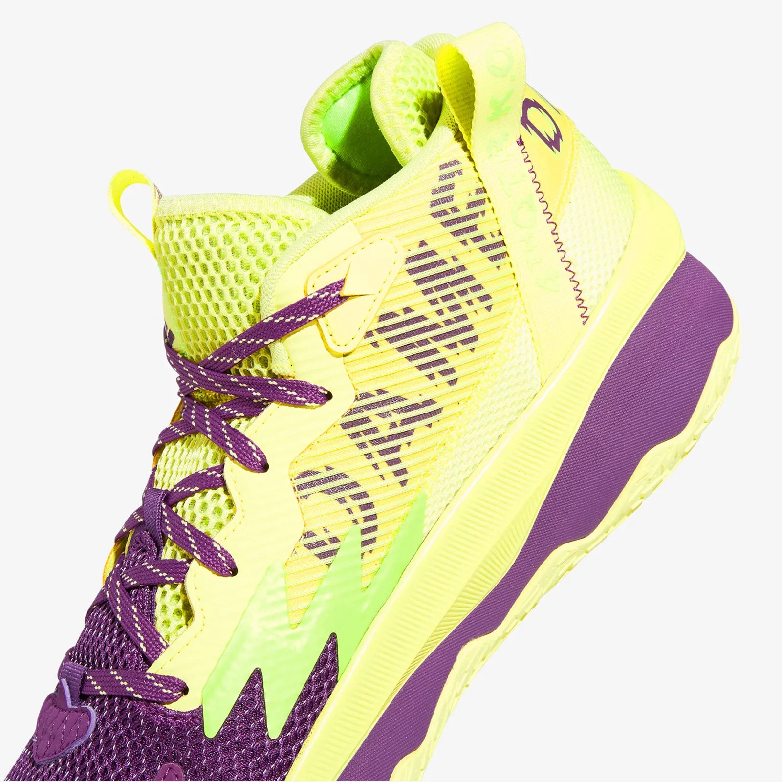 Dame 8 Junior - Yellow/Purple