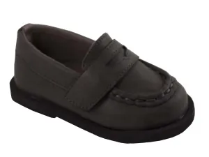 Dark Grey Burnished Loafer