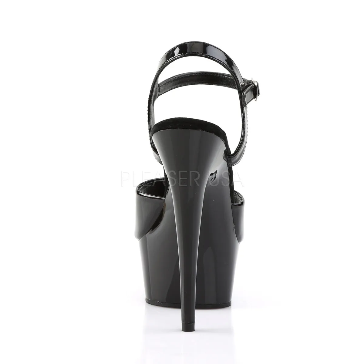 Delight-609 Black PA Platform Sandals