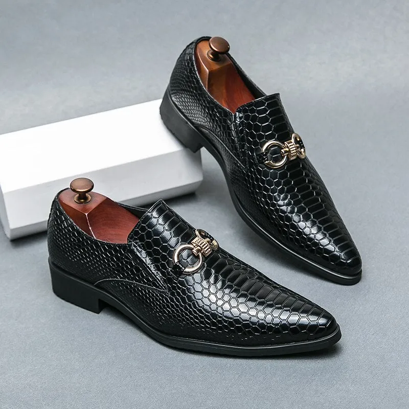 Double O-Ring Appliques Loafers