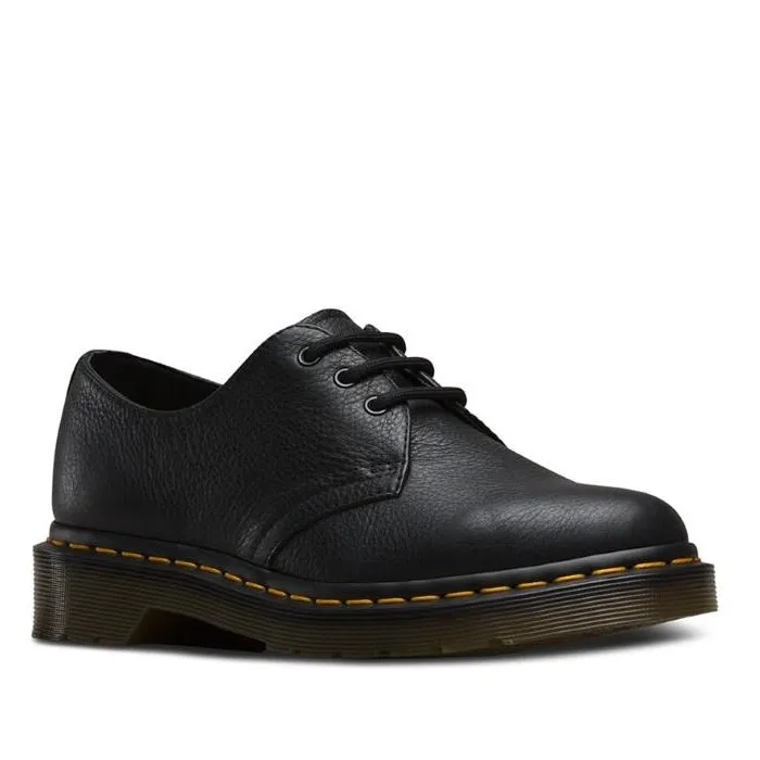 Dr Martens - 1461W Womens Virginia Leather Shoes 3 Eye Black