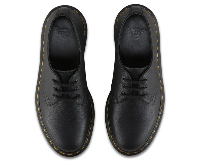 Dr Martens - 1461W Womens Virginia Leather Shoes 3 Eye Black