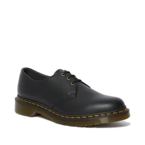 Dr Martens - Vegan 1461 Black Felix Rub Off Shoe 3 eye Lace Up