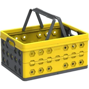 DuraMax | Foldable Basket Yellow with Gray