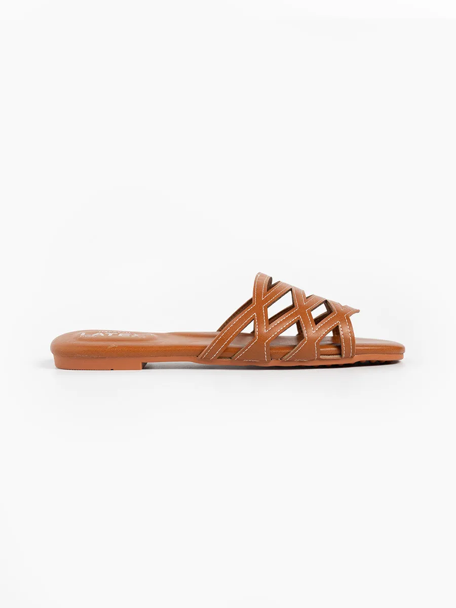 Erin Wavy Stitch Sandals